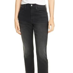 Frame Crop Jeans Le Pixie Sylvie Slender Straight